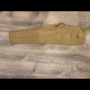 SUIT SUPPLY MENS : Camel Drawstring Ames Trousers